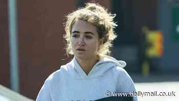Makeup free Georgia Harrison looks downcast as she is seen for the first time since split from Anton Danyluk