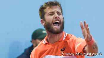 Tennis star's tantrum... over coffee! French player Corentin Moutet rages at an umpire for refusing to offer his preferred drink - before grabbing one from a fan and losing in four-hour epic