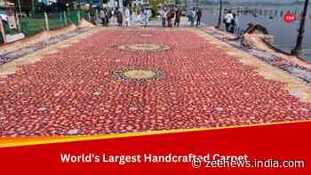 Kashmiri Artisans Create World`s Largest Handcrafted Carpet In 8 Years