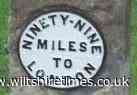 Historic ’Ninety-nine miles to London’ milestone sign stolen