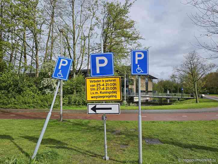 Leeghwaterpark in Purmerend wordt klaargemaakt voor Koningsdag