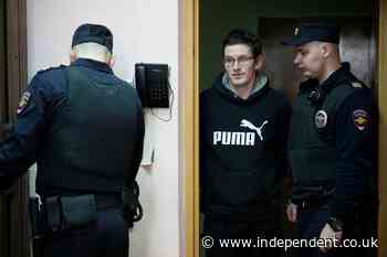 A US citizen facing drug charges in Russia appears in court. His case was adjourned until mid-May