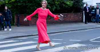 Duchess Sophie recreates iconic Beatles Abbey Road album cover - and fans all say same thing