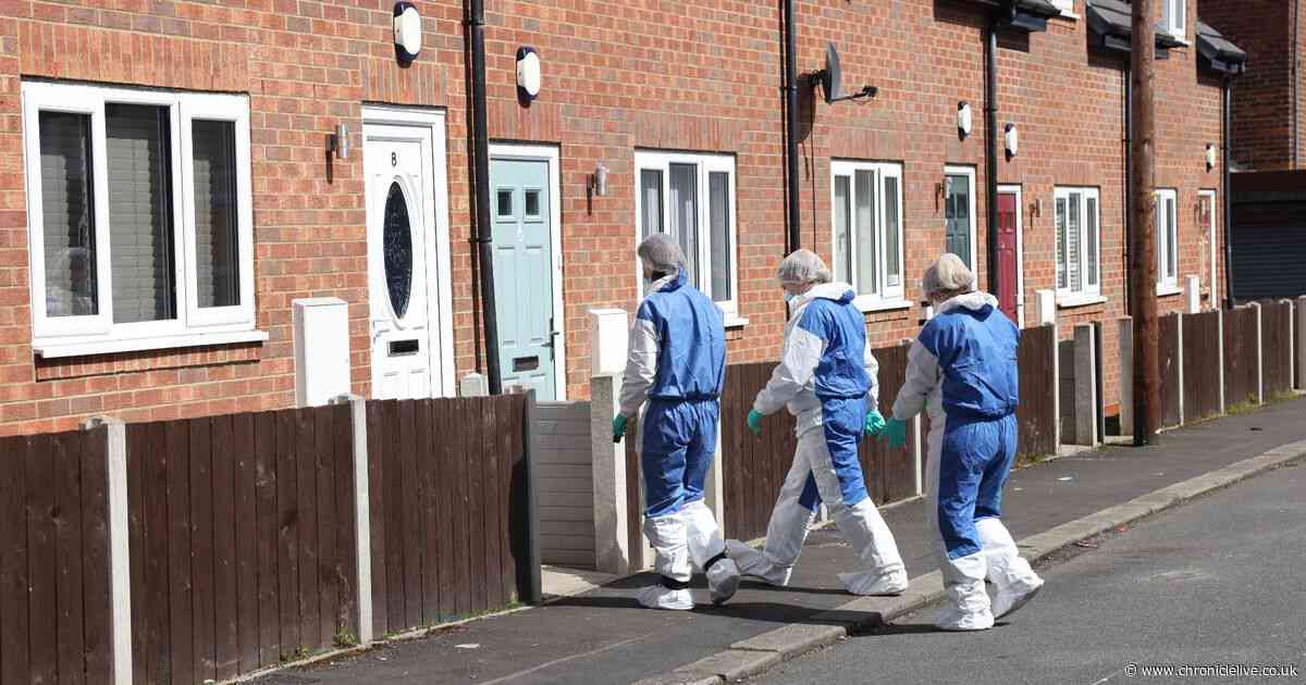 Residents' shock after waking up to find alleged murder scene and street cordoned off in Sunderland
