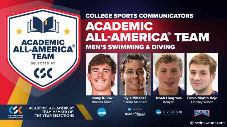 CSC Names Swimming and Diving Academic All-American Teams for 2023-24 Season