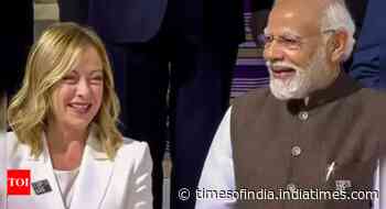 PM Modi speaks to Italian counterpart Giorgia Meloni, thanks her for G7 summit invite
