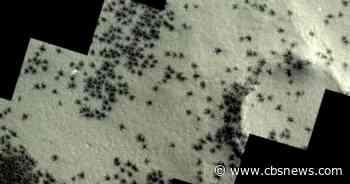 Spacecraft spots "spiders" scattered across surface of Mars