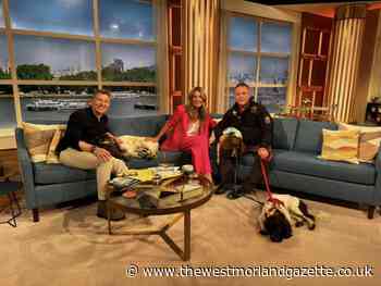 Max the Miracle Dog owners appears on ITV's This Morning programme