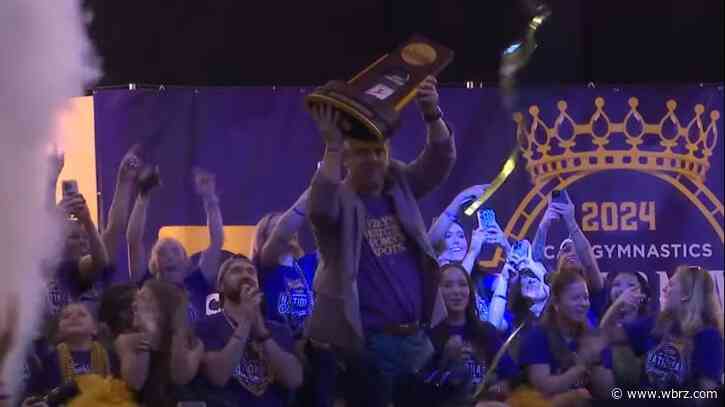 Miss LSU gymnastics' national championship celebration? Here's how, when to watch it