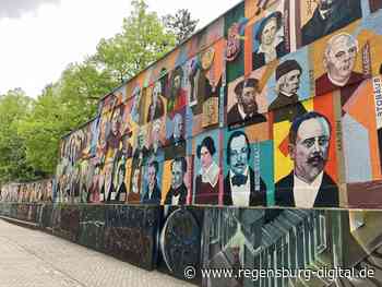 Wenn Geschichte zum Problem wird – die Porträtwand mit (bald) 100 Regensburgern