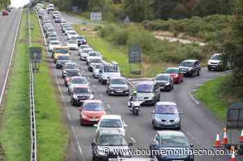 A338: Heavy traffic on dual carriageway after incident