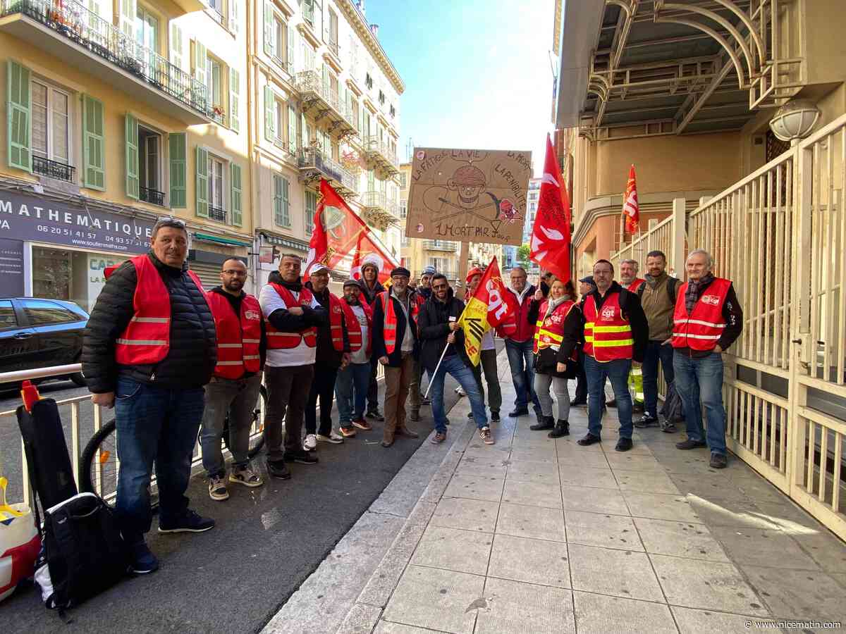 "Trois travailleurs décèdent chaque jour en France": déplore la CGT, mobilisée ce jeudi à Nice pour la sécurité au travail