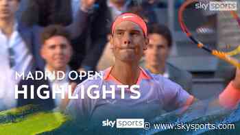 Nadal secures win over teenager Blanch in Madrid