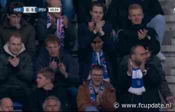 Heerenveen-supporters laten zich ondanks vernedering van beste kant zien in minuut 43