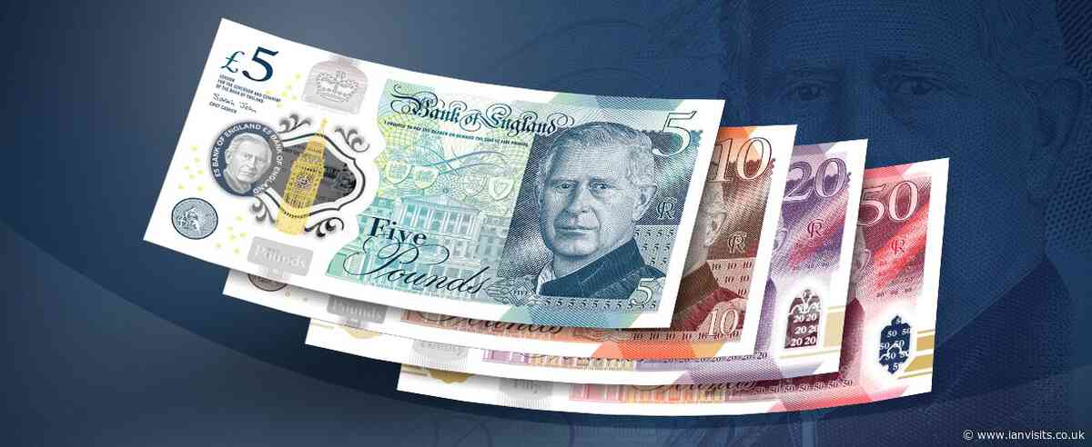 How to get the new King Charles III banknotes