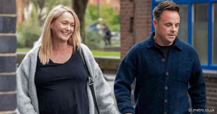 Ant McPartlin’s wife Anne-Marie Corbett shows off massive baby bump on double date with Jamie Redknapp