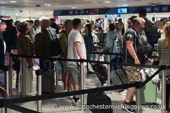 Manchester Airport: Huge queues after outage affects passport control