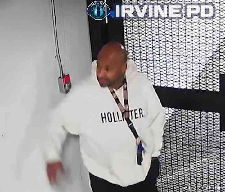 The Irvine Police are trying to identify two male auto burglary suspects