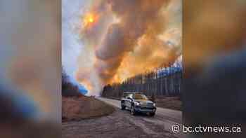 Wildfire triggers evacuations, state of local emergency near Chetwynd, B.C.