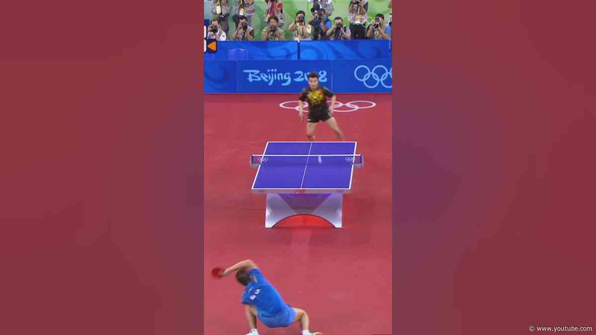 An iconic table Tennis throwback moment from Beijing 2008 to celebrate World Table Tennis Day 🏓