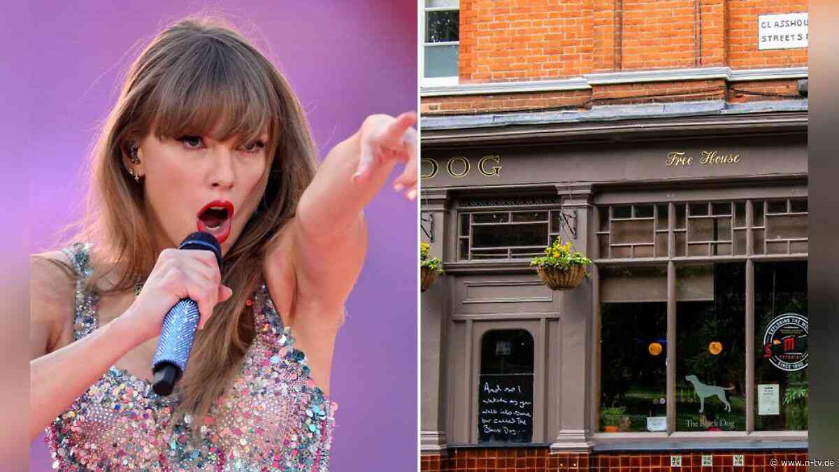 Ein paar Songzeilen später ...: Taylor-Swift-Fans laufen Sturm auf Pub in London
