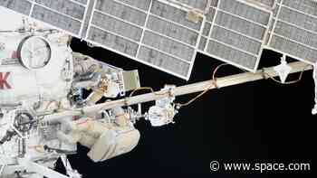 Russian cosmonauts make quick work of space station spacewalk