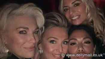 Tess Daly surprises fans as she enjoys a night out with her 'girl gang' Hannah Waddingham, Nicole Scherzinger and West End star Mazz Murray: 'So much talent in one picture!'