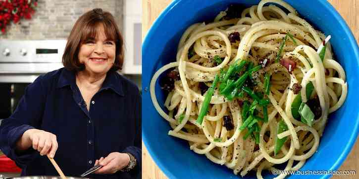 I made Ina Garten's spring spaghetti carbonara and had dinner ready in 30 minutes