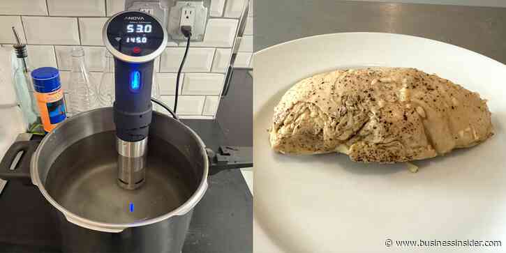 I made sous-vide chicken for the first time, and it was shockingly easy to achieve restaurant-quality results