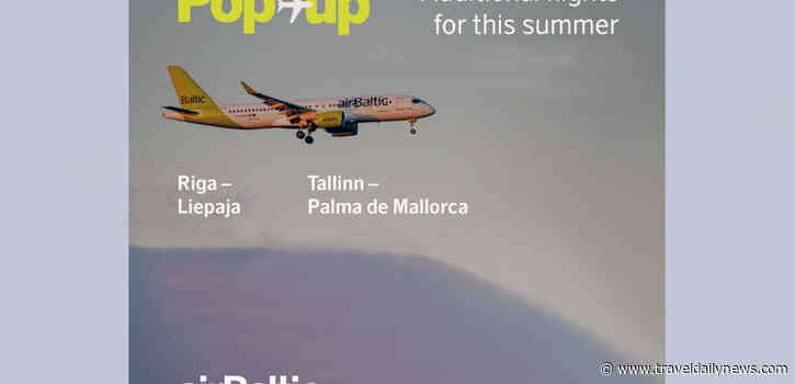 airBaltic introduces additional pop-up flights for Summer