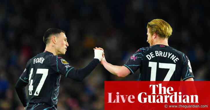 Brighton 0-4 Manchester City: Premier League – as it happened