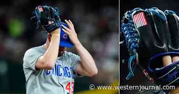 Chicago Cubs Pitcher Forced to Remove Glove with American Flag Because it Was a 'Distraction'