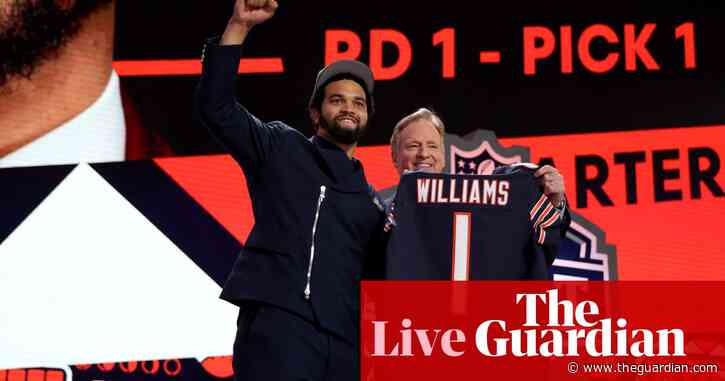 NFL draft 2024: Chicago Bears select Caleb Williams with No 1 pick – live