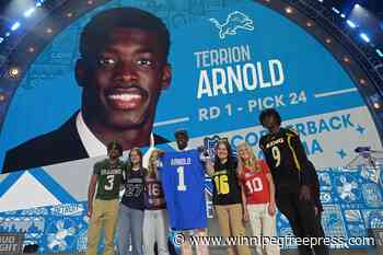 Lions trade up in first round of NFL draft, take Alabama cornerback Terrion Arnold