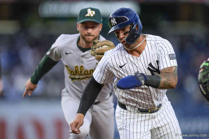 Yankees stifled by Alex Wood, Athletics in 3-1 loss; settle for split of 4-game set