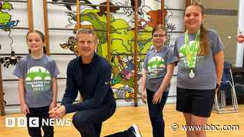 Olympian encourages children to take up running