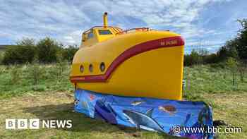 Former lifeboat becomes glamping 'yellow submarine'