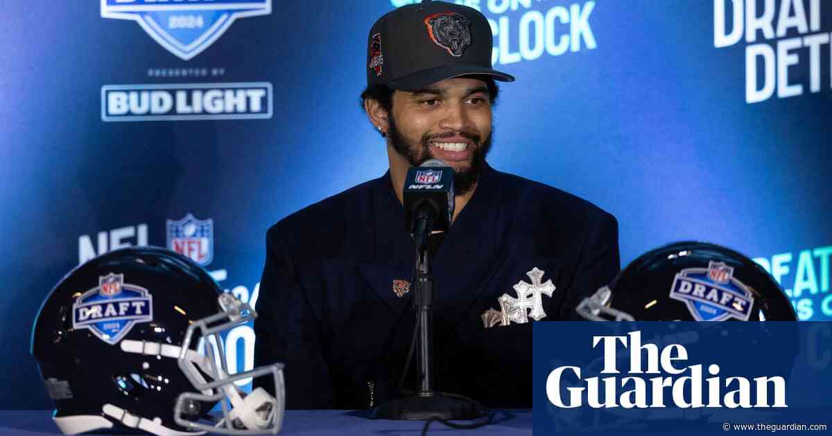 NFL draft 2024: Bears tap Caleb Williams with No 1 pick as six QBs go in top 12