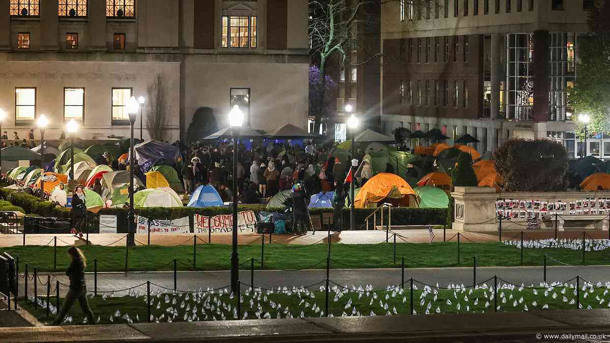 Columbia drops midnight deadline for dismantling of campus pro-Gaza encampment and claims talks with students about its removal are progressing