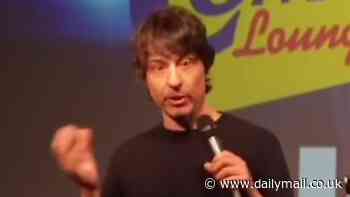 Arj Barker calls out random audience members at his Melbourne show after ejecting a breastfeeding mother from a stand-up gig as he returns to stage for first time since furore