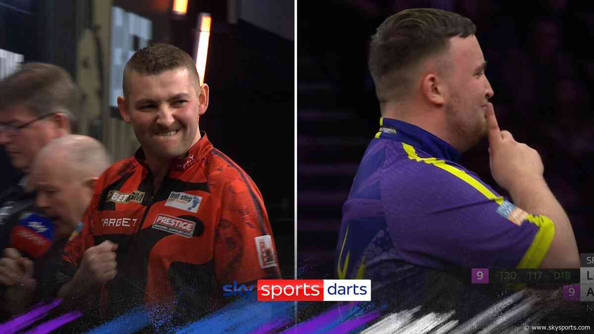 Littler and Aspinall wow crowd with nine perfect darts between them!
