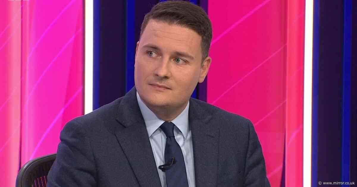 BBC Question Time audience applaud Wes Streeting's takedown of Rishi Sunak's 'sick note culture'