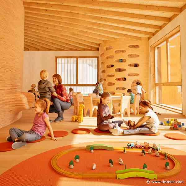 Work begins on timber daycare centre by Kéré Architecture in Munich