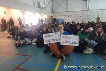 Leerlingen Rhizo schenken 6.000 euro aan goede doelen