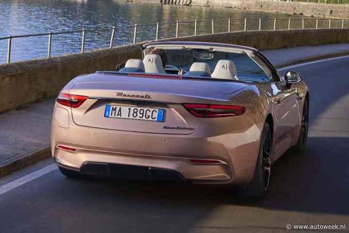 Elektrisch de zomer in: dit kost de Maserati GranCabrio Folgore!