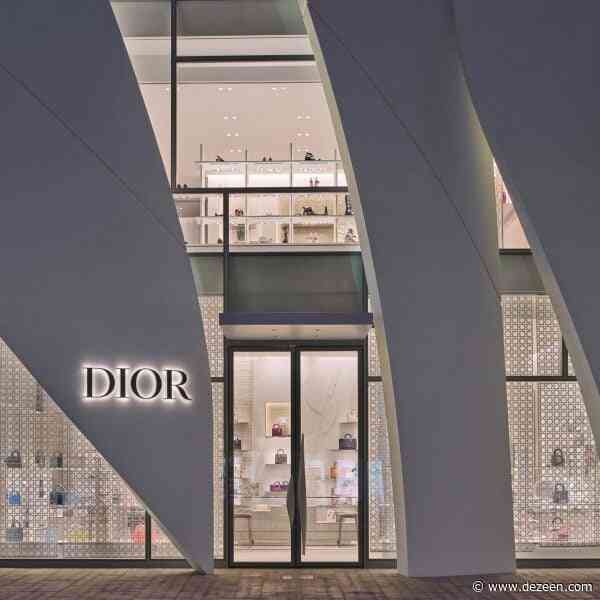 Christian de Portzamparc wraps Dior flagship store with "resin shells" in Geneva
