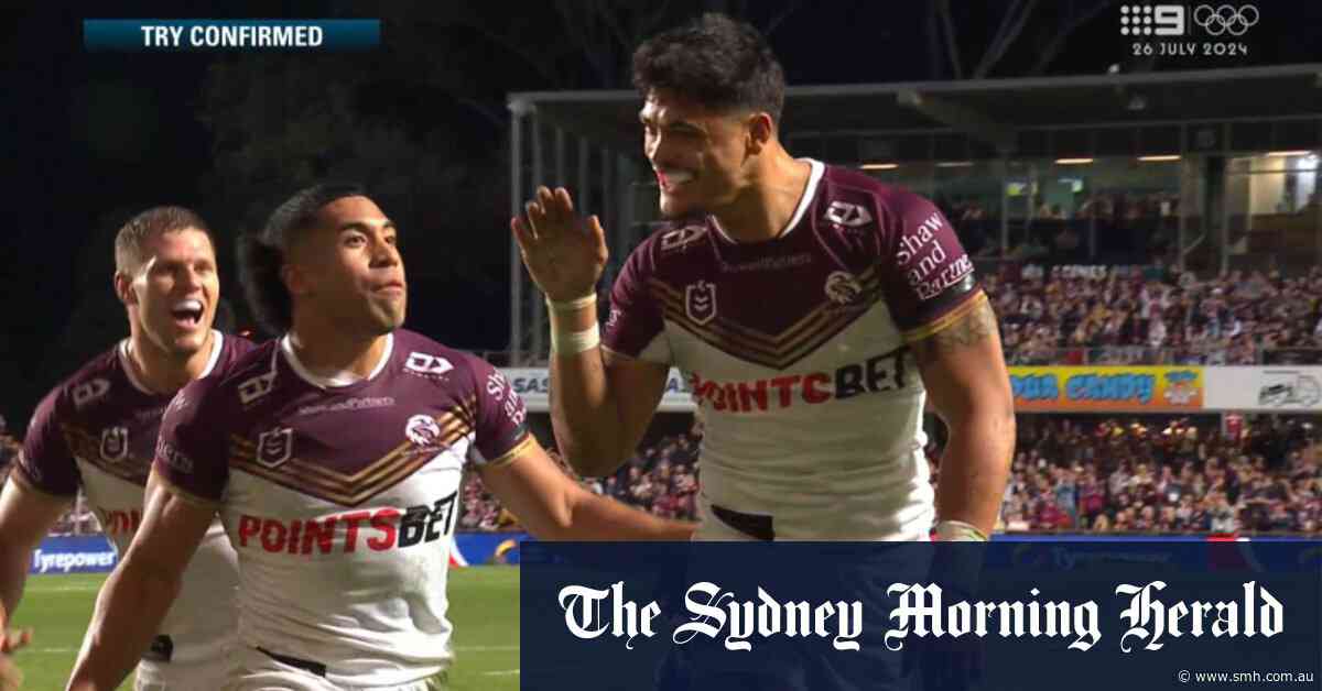 'Brilliant' Brooks kick gets Manly on the board