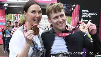 EastEnders actor Jamie Borthwick suffers painful injury after running London Marathon with co-star Emma Barton for history-making storyline
