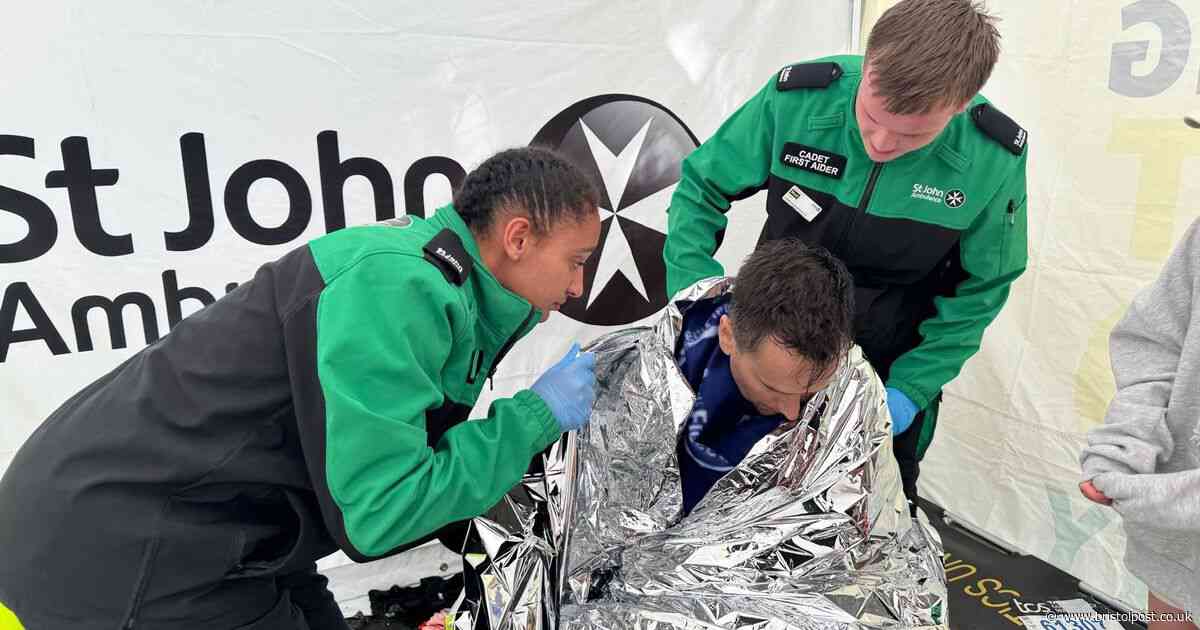 Teenage Bristol volunteers help 'save Iceland boss's life' at marathon