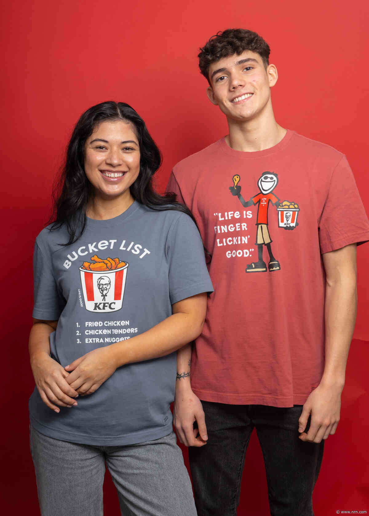 KFC teams up with Life Is Good for new merch line